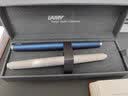 德国进口 凌美(LAMY)Studio演艺系列钢笔墨水笔礼盒（含EF尖钢笔1支、吸墨器1支）送老师 磨砂银-EF（套装） 实拍图