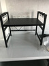 达派屋(DAPAI HOME)厨房微波炉置物架烤箱架可伸缩家用电饭煲调料收纳架 黑色加粗加厚单层（可伸缩+6钩） 实拍图