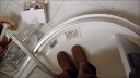 伊舒蒙淋浴房洗澡家用一体式封闭式沐浴房整体浴室淋浴房滑轮玻璃扇形 黑色80x80cm 晒单实拍图