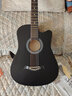 雅萨特奥（YASATEAO)单板民谣吉他38寸初学者吉他新手入门吉它学生乐器   38寸黑色+礼包 实拍图