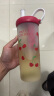 世大家水杯女夏季泡茶大容量吸管杯高颜值便携运动水杯耐高温塑料杯子 晒单实拍图