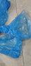 班哲尼 一次性雨衣雨裤分体加厚雨披成人儿童轻薄户外登山旅行一次性雨披男女雨具可重复使用 5个装蓝色 实拍图
