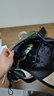 森马（Semir）斜挎包永久联名男大容量单肩包情侣邮差包105124153213 白绿色调 实拍图