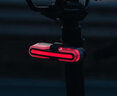 洛克兄弟自行车尾灯智能光感应刹车灯无线遥控山地公路车夜骑行灯 智能刹车(带光感 带转向灯功能) 实拍图