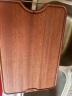 苏泊尔（SUPOR）砧板乌檀木整木菜板实木加厚加大架子家用擀面案板方形剁骨切菜板 加厚大号 45cm*30cm 实拍图