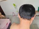 迈威格丝（MY WIGS）假发男短发全真发全头发套男士毛寸自然透气光头秃顶白发整顶假发 升级手织肤化头旋 短发 实拍图