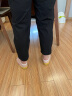 景琳九分西裤女裤子新款显瘦高腰工装小脚烟管休闲裤 黑色八分裤 2XL（135-150斤） 实拍图