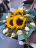 馨仪鲜花速递向日葵玫瑰混搭花束生日礼物送长辈朋友全国同城配送 9朵向日葵花束简洁款 实拍图