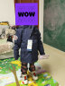 伯希和（Pelliot）儿童冲锋衣男女童秋冬户外三合一加绒加厚保暖两件套抓绒外套夹克 熔岩红 140 实拍图