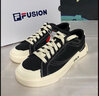 FILAFUSION 斐乐潮牌女鞋潮流板鞋夏季时尚女士休闲鞋帆布鞋运动鞋 黑-BK 39 实拍图