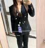 伯德小姐面试职业西装套装女高级感正装小个子轻奢小西服外套 TZ55 【鎏金扣1.0挺括料】黑色西装+小直筒裤 S 适合90-100斤可穿 实拍图