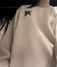 班尼路（Baleno）圆领卫衣男春季学生潮牌卡通猫长袖外套情侣华夫格大码上衣 晒单实拍图