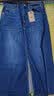 Levi's李维斯夏季女士直筒开衩显高水洗美式休闲蓝色牛仔半裙通勤百搭 蓝色 XL (28) 实拍图