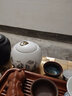 尚云品 陶瓷茶叶罐 大号半斤装陶瓷密封罐存储罐礼盒 防潮通用保鲜罐茶具 定窑罐（雪山泛舟）半斤装 实拍图