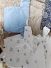 童泰秋冬0-3个月新生儿婴儿宝宝棉衣居家夹棉半背衣2件装 蓝色 59cm 晒单实拍图
