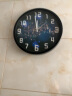 摩门（Momen）挂钟 客厅钟表个性卧室时钟创意星座石英钟14英寸 HD0050 金属白 实拍图