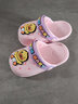 B.Duck小黄鸭童鞋儿童拖鞋夏季男童透气洞洞鞋女童可爱卡通家居鞋 955粉色 22 码 脚长13.5-14.2cm 实拍图