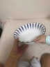 惠寻【京东自有品牌】4件套日式和风釉下彩千叶草陶瓷餐具套装碗碟套装 实拍图