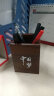 汇星文具 木制方形笔筒办公室桌面 学生创意多功能办公用品收纳盒 毕业励志礼物中国风摆件可印制logo HX-1031（中国梦） 晒单实拍图
