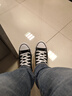 匡威（Converse）高帮帆布鞋 All STAR 运动休闲鞋 黑色情侣鞋子男 101010 42 实拍图