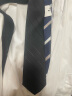 GLO-STORY 拉链领带 男士商务正装潮流8cm领带礼盒装MLD824064 藏青色 实拍图