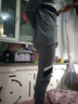 卡塔卡米斯男士薄绒套装秋冬打底衫打底裤保暖内衣套装男生棉毛衫棉毛裤 套装-深灰 XL 适合(120至140斤) 实拍图
