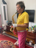 SABULKA萨布兰卡降E调中萨克斯风/管乐器成人初学考级 演奏推荐双筋大口 金色经典款 实拍图