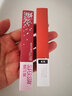 美宝莲接吻棒SuperStay巨持色哑光液体口红唇釉 持久不掉色 情人节礼物 130N 蜜桃红茶 实拍图