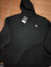 361°运动卫衣男秋冬新款加绒保暖套头卫衣情侣款基础休闲上衣 【推荐】【男款】超级黑 M 实拍图