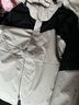 西域骆驼（VANCAMEL）三合一防风冲锋衣款男女夹克加厚保暖可拆卸登山服滑雪服运动外套 KY09A暖白/黑色-男 2XL 实拍图