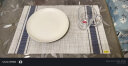 foojo富居餐垫pvc餐盘垫西餐垫防水防油隔热防烫桌布  简约条纹2片装 实拍图