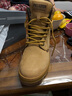 帕拉丁（PALLADIUM）新款保暖大黄靴子男休闲户外真皮马丁靴百搭高帮鞋男女同款工装靴 琥珀黄 40 实拍图