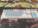 达尔优EK815 机械键盘 87键/108键 游戏发光有线青轴黑轴108键吃鸡电竞87键网吧同款 EK815-碧海蓝天108键蓝白【茶轴】 实拍图