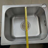 惜度304不锈钢水槽小单槽台上盆厨房一体餐边洗菜盆阳台洗衣池S3832 实拍图