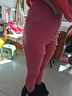 岱言德绒秋裤女新款显瘦加厚外穿休闲裤保暖裤内穿打底百搭春秋线裤 紫红色 均码 建议80-125 实拍图