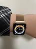 卡伦顿 苹果手表表带apple watch s9表带iwatch s10 se 8钨钢表链不锈钢磁吸Ultra2腕带男女款 米兰尼斯【琥珀金】钨钢原装定制 苹果手表42/44/45mm表盘适用 实拍图
