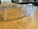 代尔塔 (Deltaplus) 骑行访客护目镜 一体式全透明设计 可同时佩戴眼镜 101131 透明 实拍图