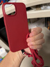 MUJI MUJI 含有再生聚酯手机挂绳挂脖款斜挎款长款斜挎可背手机链手机壳挂绳多巴胺 【限定色】红色 实拍图