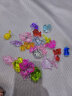 儿童五彩透明串珠玩具亚克力爱心钻石红蓝粉紫彩色宝石杂锦合集礼物 B套23颗（动物款） 晒单实拍图