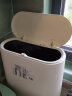 LYNN 垃圾桶 家用按压式厨房客厅卧室厅卫生间窄缝垃圾桶带盖隔味 大容量日式简约纸篓10L  晒单实拍图