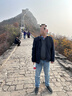 立蒙（LIMENG）春秋款中老年上衣翻领商务休闲中年男装老干部服行政夹克 翻青2XL 实拍图