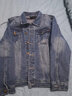 真维斯（JEANSWEST）夹克男2025春夏季舒适时尚简约牛仔外套男翻领男士外套深蓝L 实拍图
