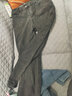 蒂卡登牛仔裤男宽松百搭裤子男春秋季韩版潮流阔腿休闲加绒直筒长裤 黑灰色 XL（建议130斤-145斤） 实拍图