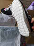SKECHERS斯凯奇女鞋简约纯色运动鞋 轻质透气减震软底休闲鞋 12615/BKW 黑色/白色 35 实拍图