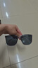 白小奢太阳镜【灰框竖钉】227墨镜男女款遮阳旅游户外司机开车眼镜 实拍图