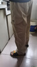 JEEP SPIRIT吉普工装裤男士裤子男秋冬季休闲裤男多口袋男裤 卡其色加绒 2XL 实拍图