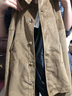 左斯客外套男2024春秋新款潮男薄款时尚牛外套日系牛仔夹克复古上衣服开 卡其色 XL 实拍图