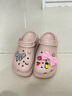 卡骆驰crocs檀健次同款经典泡芙洞洞鞋百舒适男沙滩鞋女鞋休闲鞋|207521 石英粉-6UR(含智必星) 39 (240mm) 实拍图