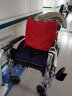 鱼跃（yuwell）居家护理型轮椅H008B 半躺全躺型带坐便器椅餐板钢管加固 手动折叠老人轮椅车 晒单实拍图