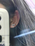 缔晶银耳夹女无耳洞耳骨夹免打孔耳钉百搭耳饰品生日礼物送女友老婆 E2137繁星耳夹-不需打耳洞 实拍图